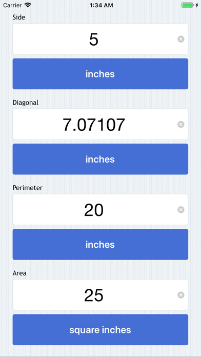 Easy Square Calculator Screenshot