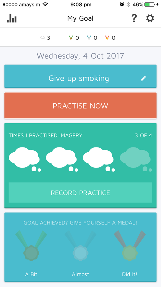 #2. Goal in Mind (iOS) Por: Queensland University of Technology