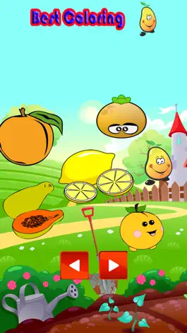 Game screenshot Happy Coloring Painting of Fruits apk