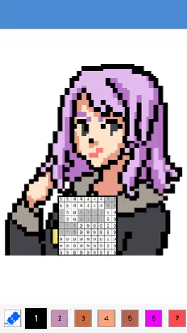 Game screenshot Anime Manga Pixel Colouring hack