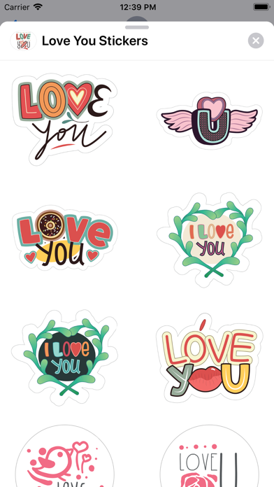 Love You Sticker Pack screenshot 4