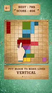 retro block puzzle game iphone screenshot 3