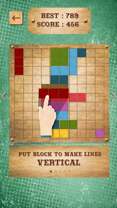 Screenshot #3 pour Retro Block Puzzle Game