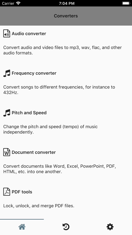File Conversion Tools - 1.0.3 - (iOS)
