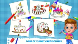 Game screenshot Cake Coloring Page Game apk