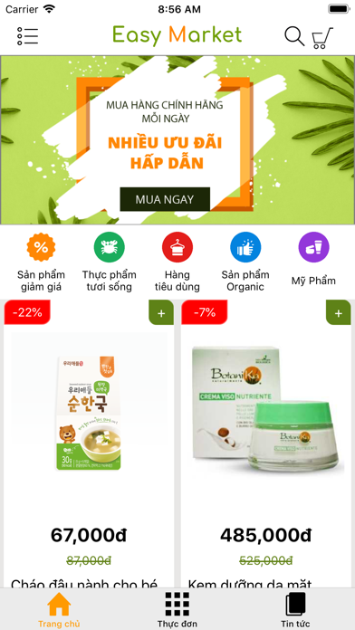 Screenshot #1 pour Easy Market - Đi chợ tại nhà