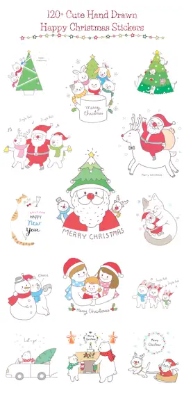 Game screenshot Cute Hand Drawn Christmas Pack mod apk