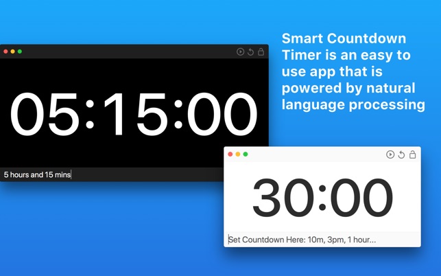 Smart Countdown Timer On The Mac App Store