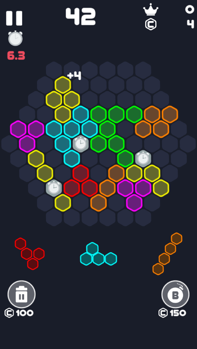 Neon Block Puzzle : Fill Board screenshot 2