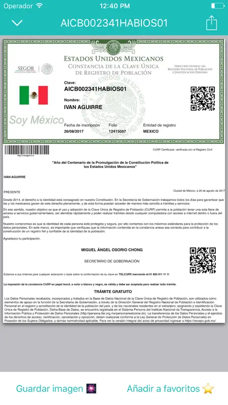 CurpBot - Descarga tu CURP screenshot 3 of 5