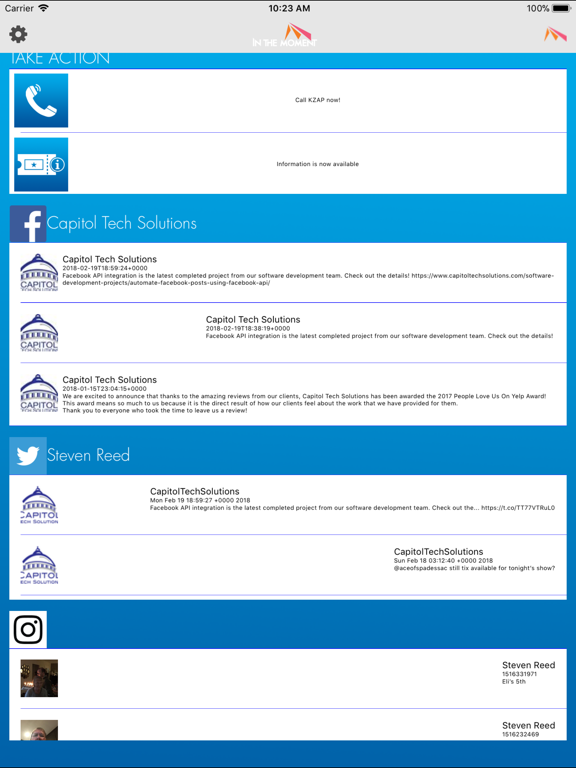 Screenshot #5 pour In The Moment App