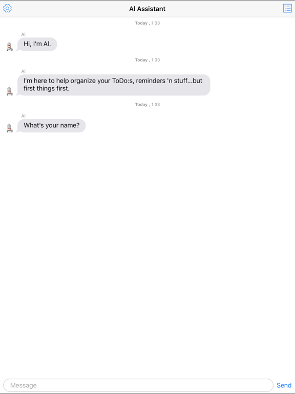 Screenshot #5 pour Al Assistant - Chatbot for Tasks and ToDo Lists