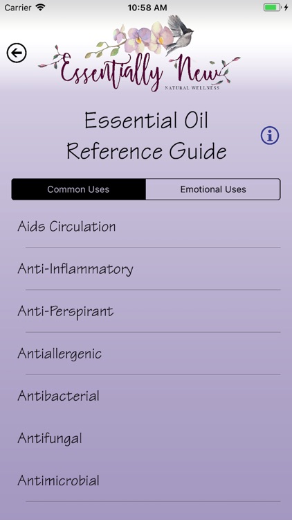 Essential Oil Guide