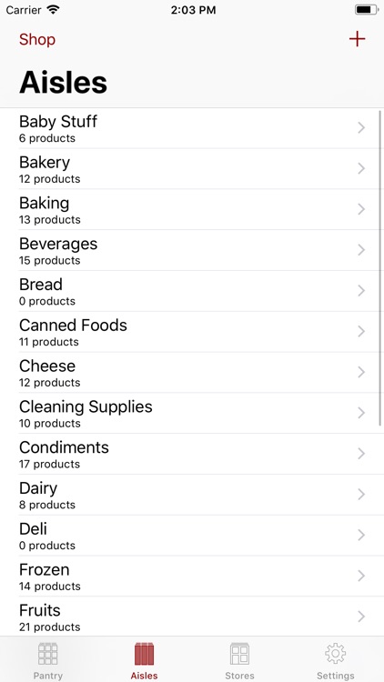 Pantry Partner - Shopping List