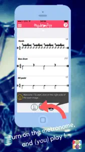 myDrumApp LITE - drummer's app screenshot #5 for iPhone