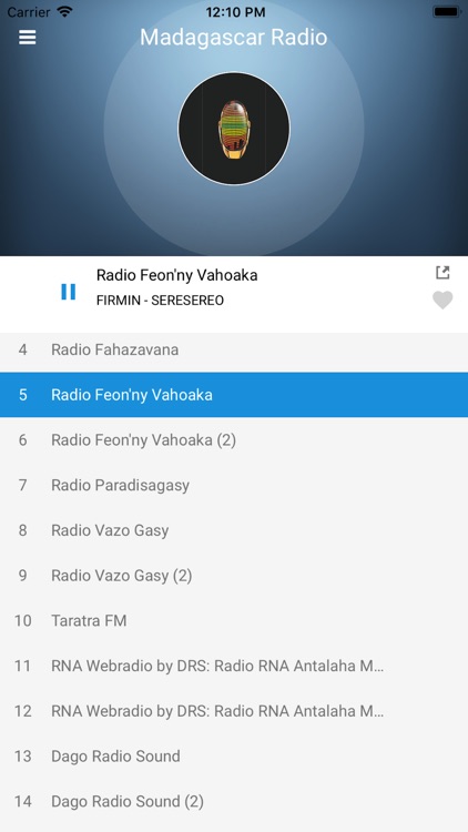 Madagascar Radio Station FM