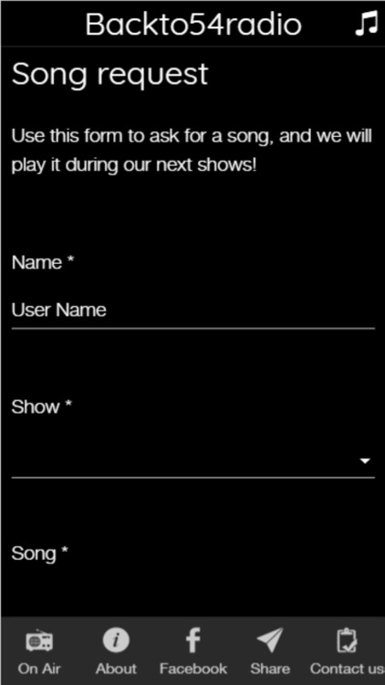 Backto54Radio screenshot-3