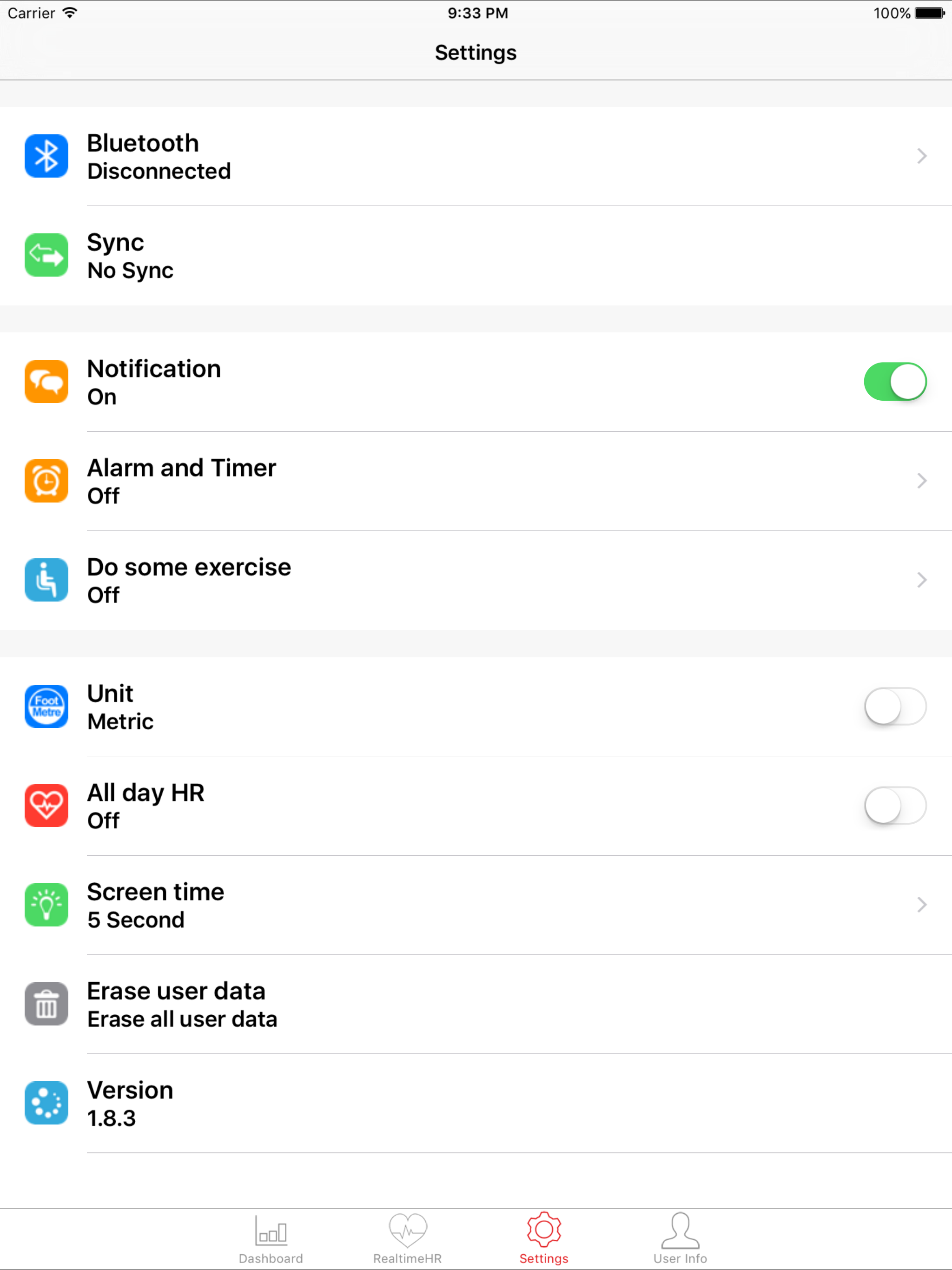 HPlus Watch screenshot 7