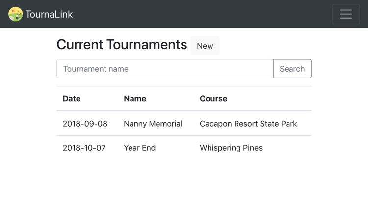 TournaLink - Golf Scoring