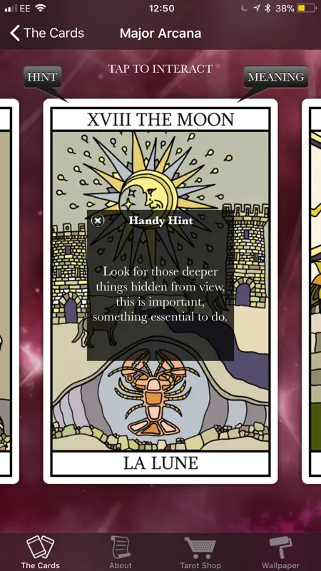 Tarot Card Meanings screenshot 5 of 5