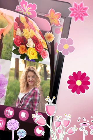 Flower Photo Frames & Stickers screenshot 2