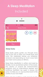 sleep easily meditations iphone screenshot 2