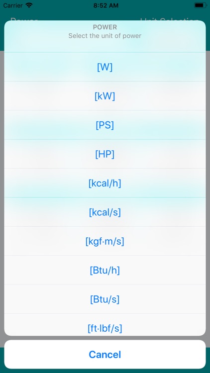 Power Units Converter