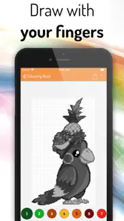 coloring book: color by number iphone screenshot 2