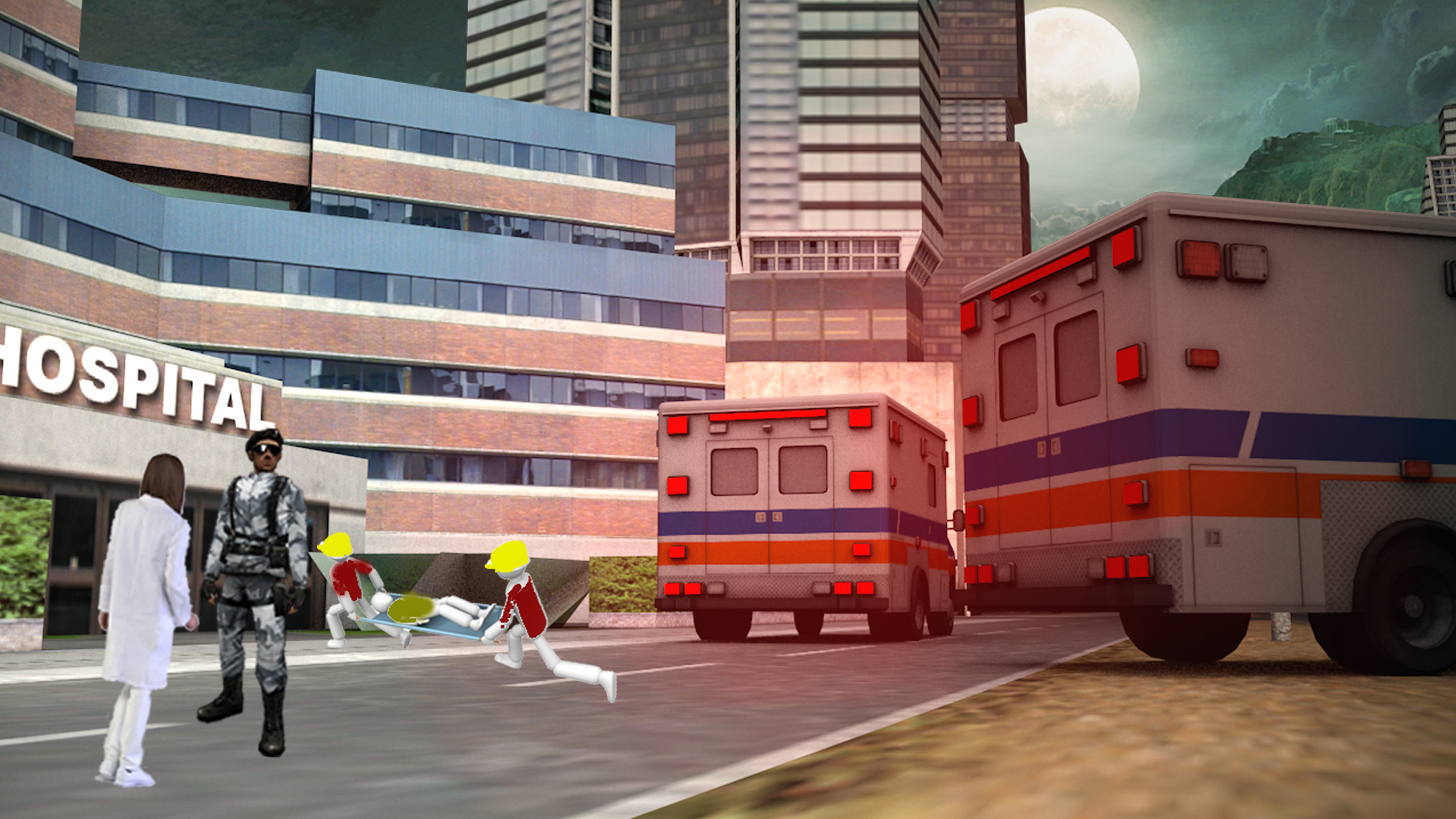 Ambulance Rescue Duty Drive: 911 Simulatorspellen