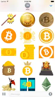 bitcoin crypto stickers iphone screenshot 2