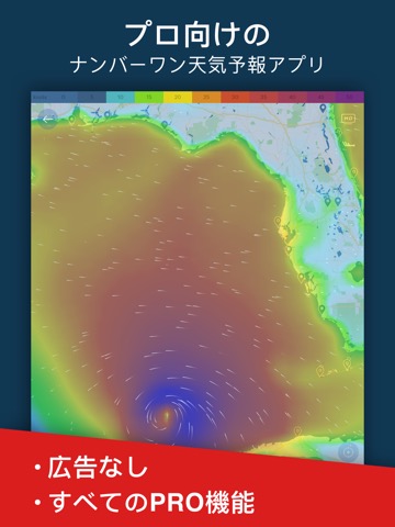 WINDY PRO: 天気予報 - 風、波、潮、嵐のおすすめ画像1