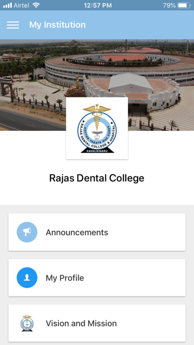 How to cancel & delete Raja's Dental College from iphone & ipad 1