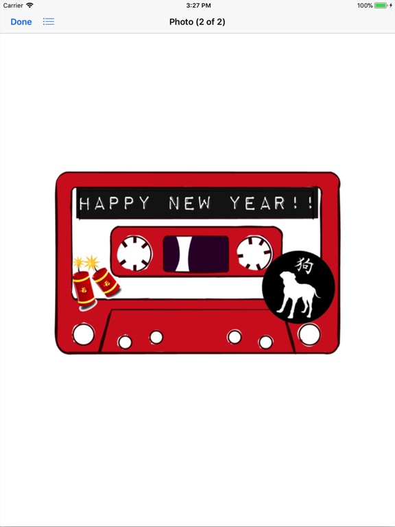 MixTape Message iPad screenshot 4 - Stickers app