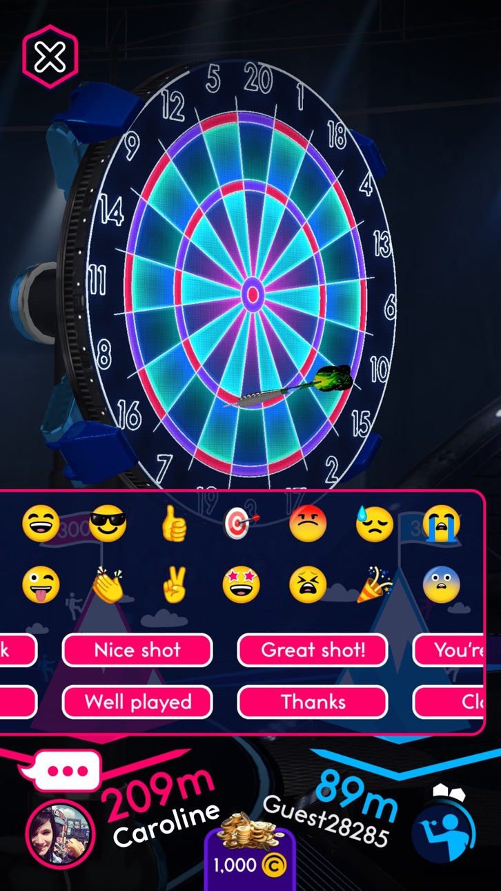 Darts of Fury: PvP Multiplayer iOS Mod IPA screenshot 6 - iOS game interface