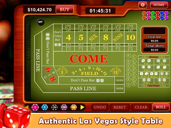 Craps - Casino Style! screenshot