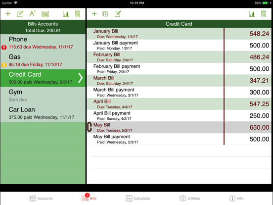 iCheckBalance for iPadのおすすめ画像3