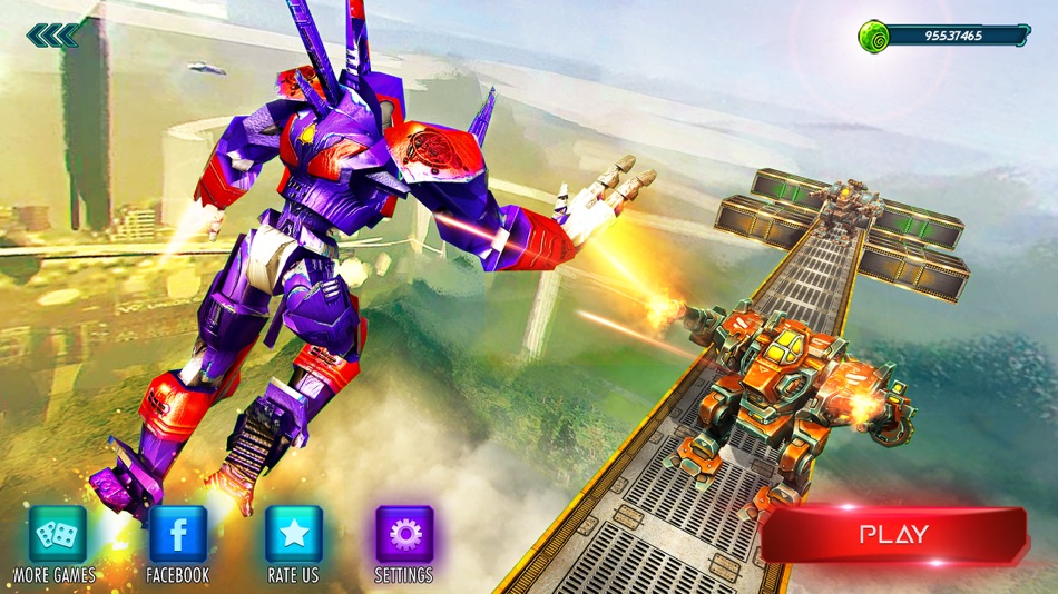 #1. Flying Superhero Robot Fighting (iOS) 由: Muhammad Usman Shah