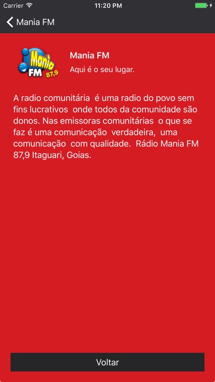 Mania FM - Itaguari-GO screenshot-3