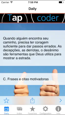 Game screenshot Frases para Pensar em Positivo e ser mais Feliz mod apk