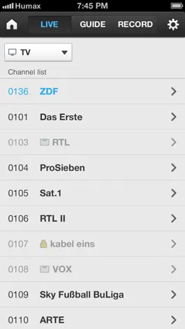Game screenshot HUMAX Live TV mod apk