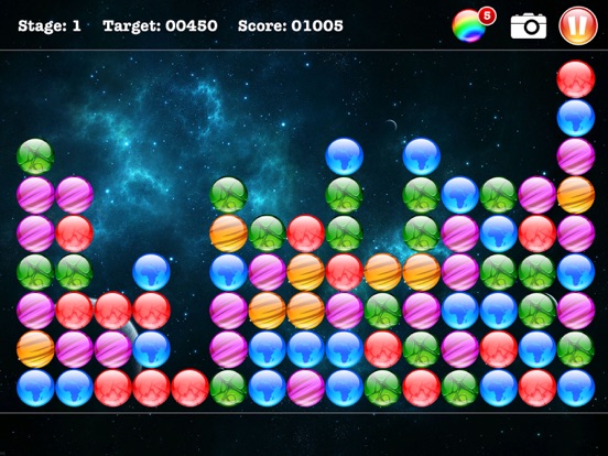 Popstar Bubbles - Brain Game iPad screenshot 3 - Games app