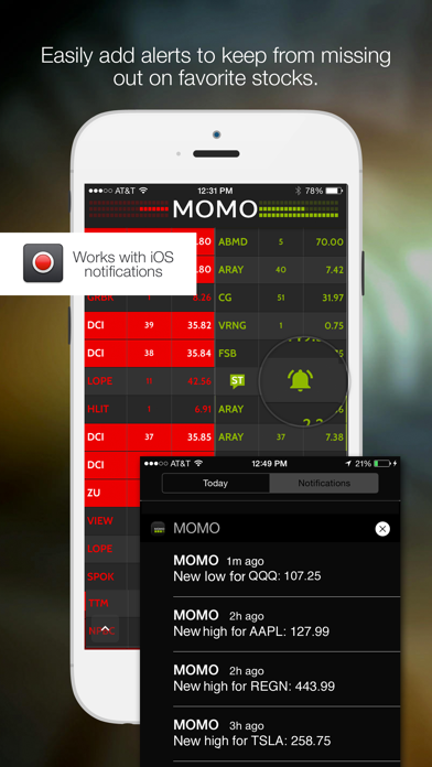 Screenshot #3 pour MOMO Stock Discovery & Alerts