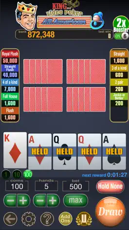 Game screenshot King Of Video Poker Multi Hand hack