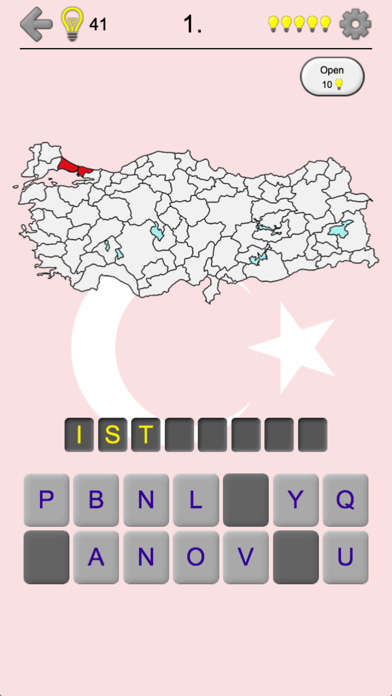 Provinces of Turkey - Quiz Screenshot