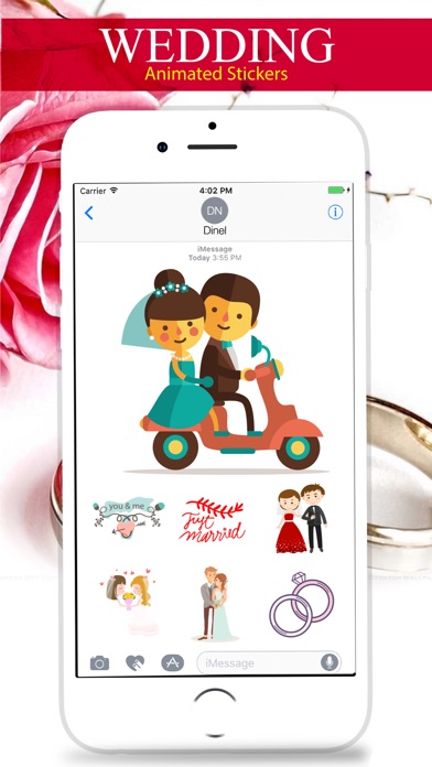 Animated Wedding Stickers screenshot 2