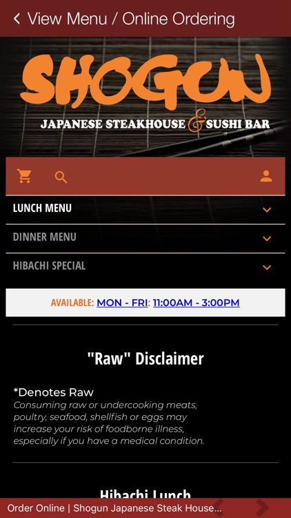 Shogun Japanese Steakhouse -PA screenshot-3