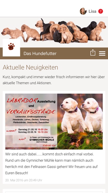 Das Hundefutter