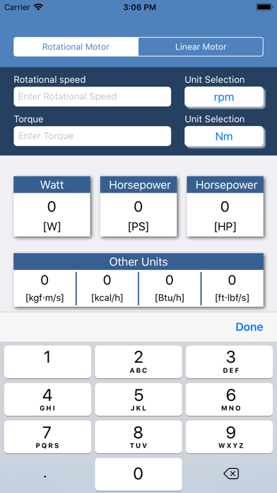 Screenshot #2 pour Motor Power Calculator