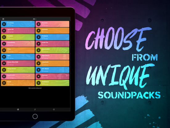 Tap2Beat - Drum Pad Machine iPad screenshot 5 - Music app