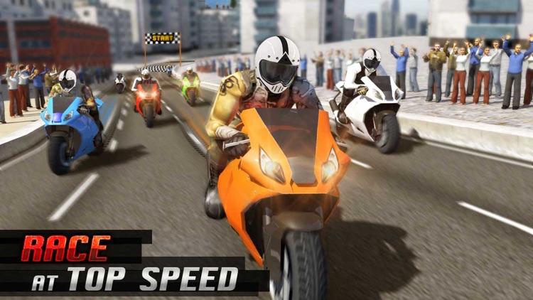 Street Bike Race Highway Rider